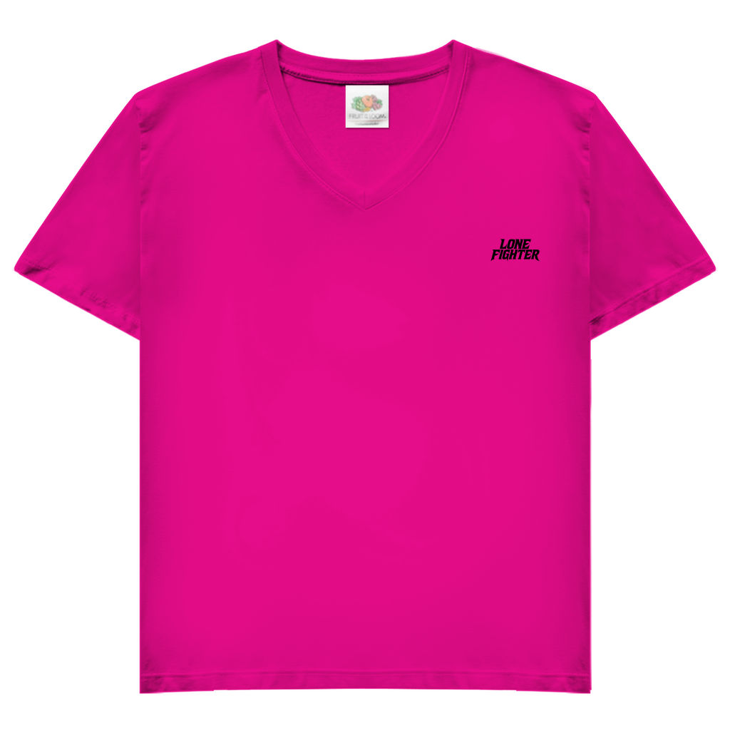 Damen Basic V-Neck T-Shirt Rebel of Fate