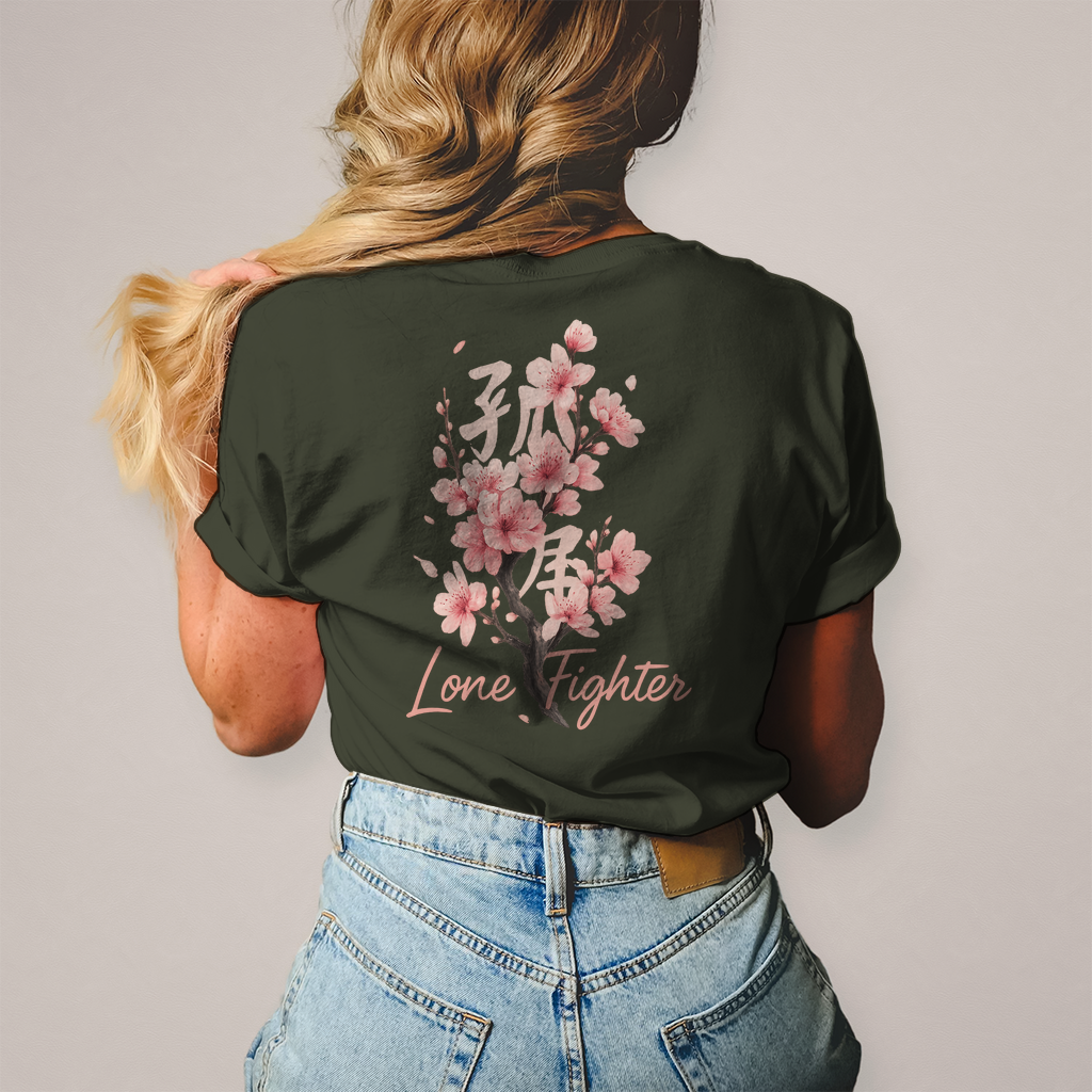 Damen T-Shirt Cherry Blossom