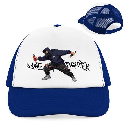 Retro Trucker Cap Spray Alone, Fight Alone
