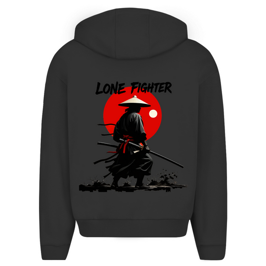 Herren Oversize Zipper Hoodie Shadow of Bushido