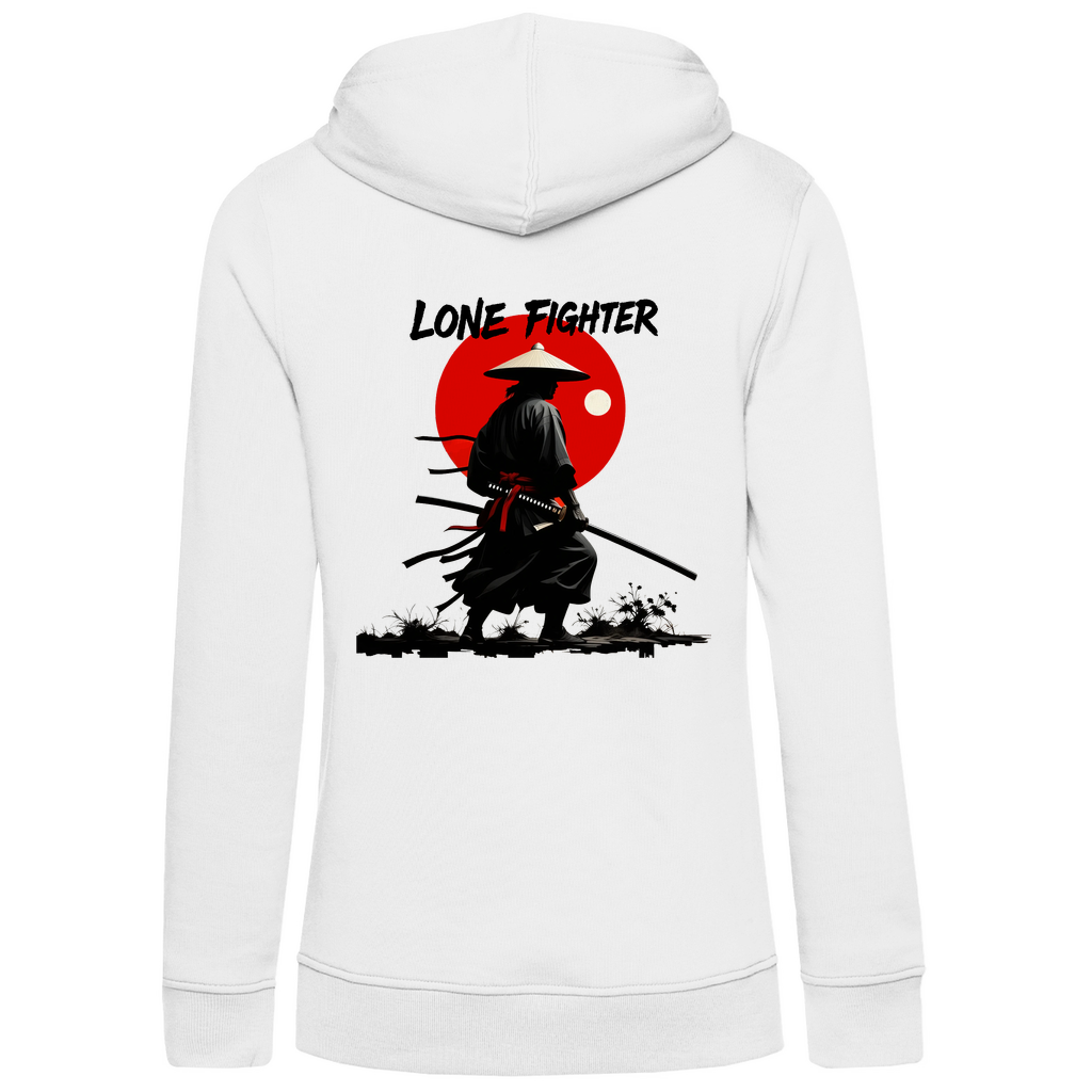 Damen Premium Bio Hoodie Shadow of Bushido