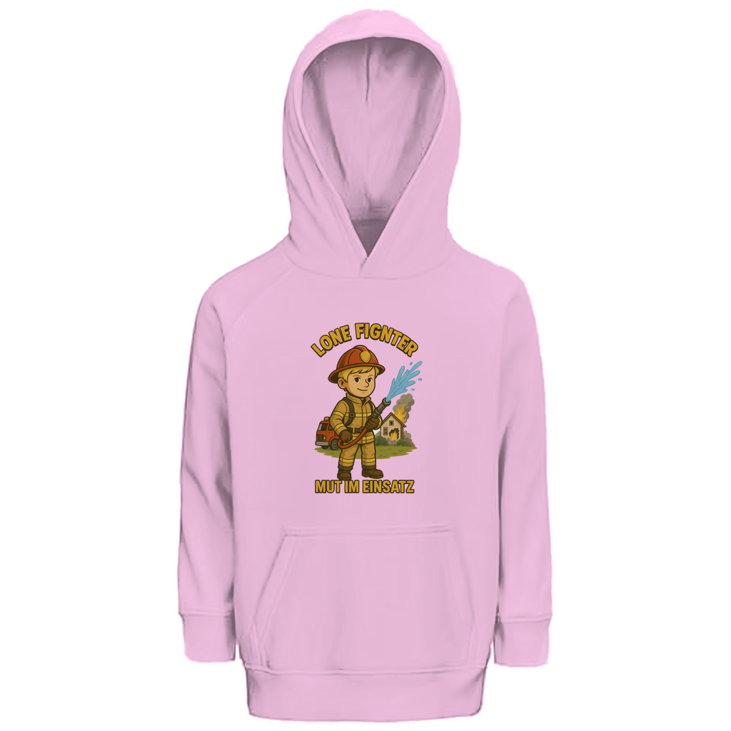 Kinder Premium Bio Hoodie Mut im Einsatz