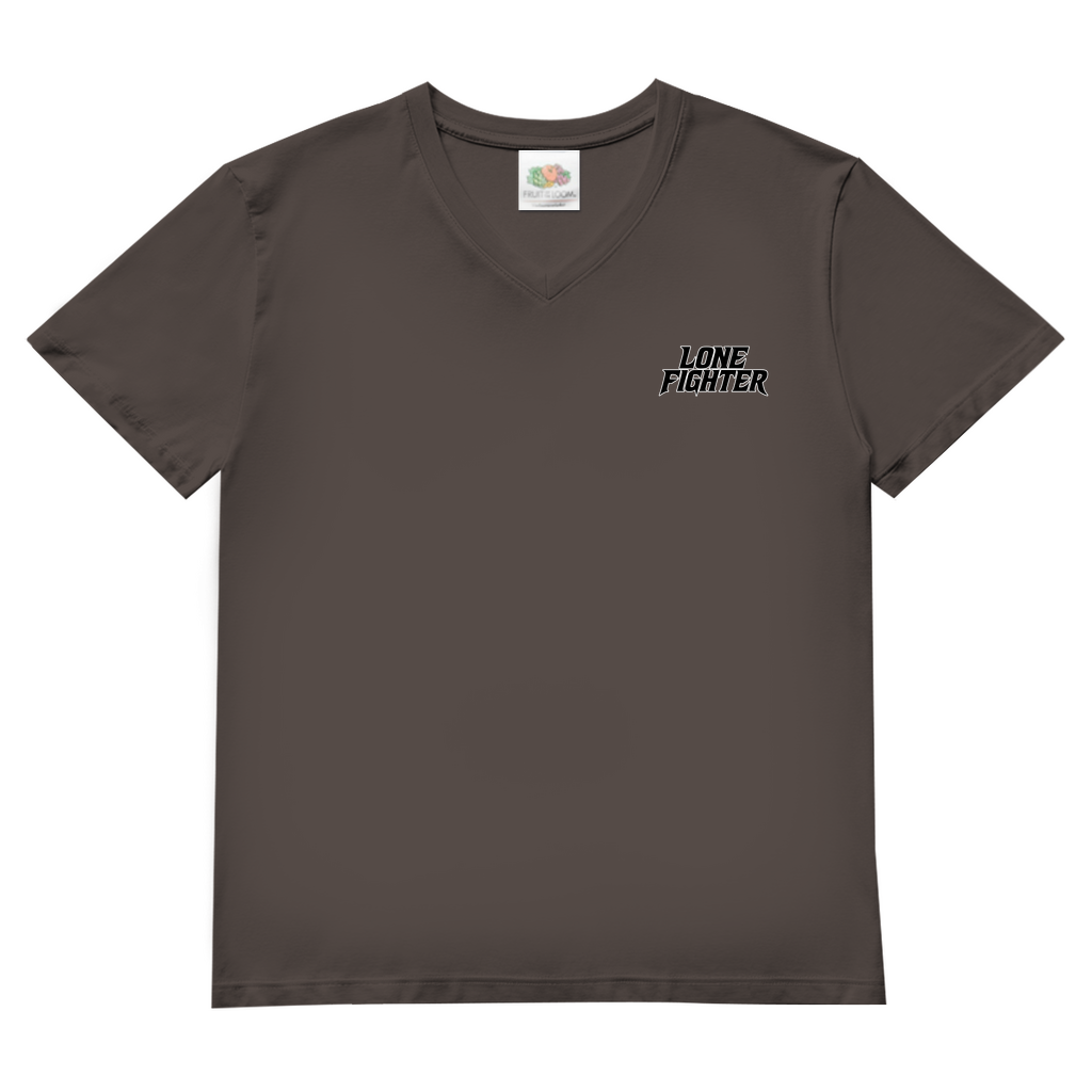 Herren Basic V-Neck T-Shirt Silent End