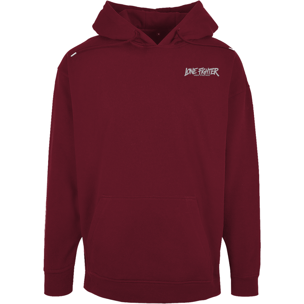 Unisex Oversize Hoodie Spray Alone, Fight Alone