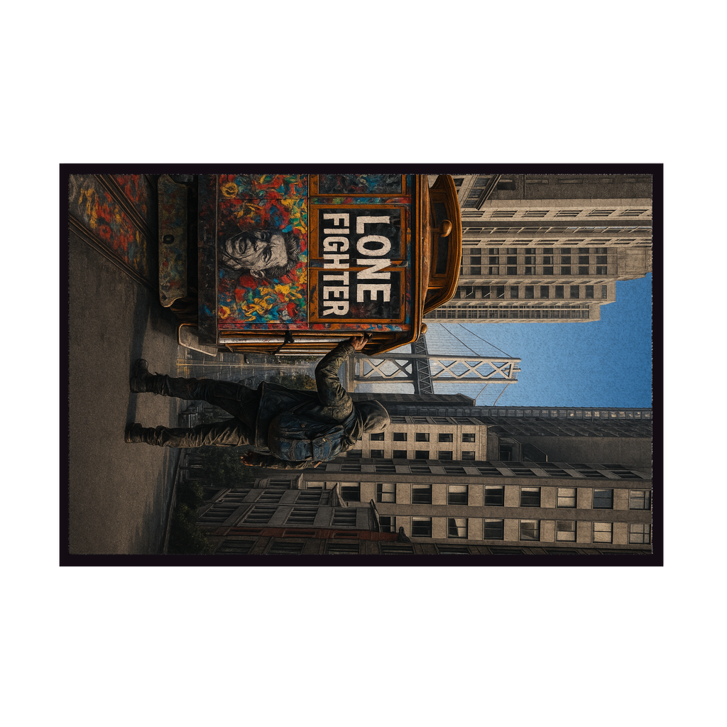 Fußmatte mit Gummirand Skyline