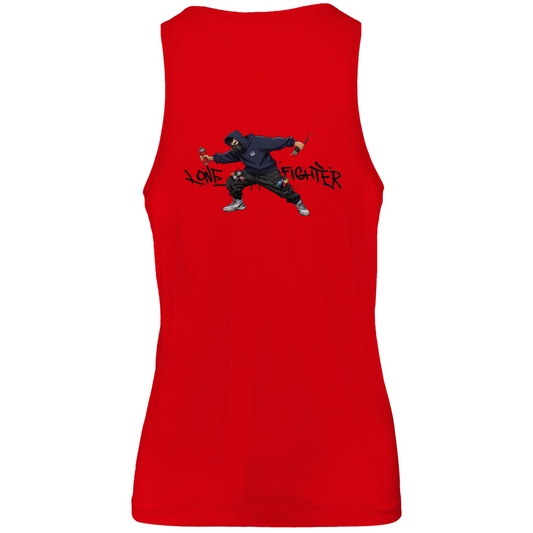 Herren Premium Tank Top Spray Alone, Fight Alone