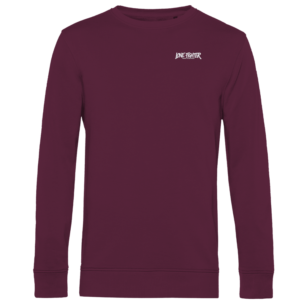 Herren Premium Bio Sweatshirt Spray Alone, Fight Alone