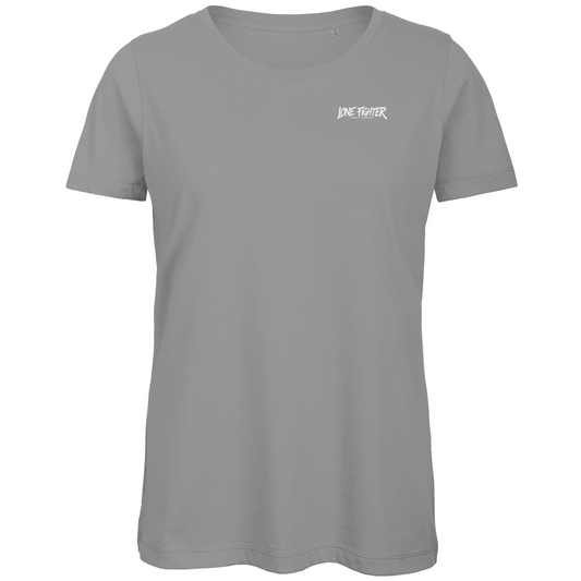 Damen Premium Bio T-Shirt Spray Alone, Fight Alone