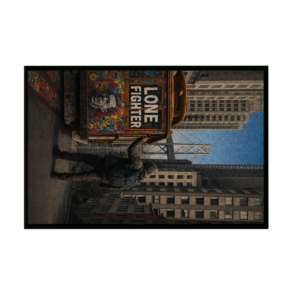 Fußmatte mit Gummirand Skyline