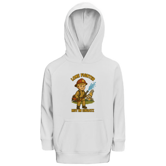Kinder Premium Bio Hoodie Mut im Einsatz